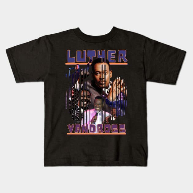 luther vandross Kids T-Shirt by Melisachic